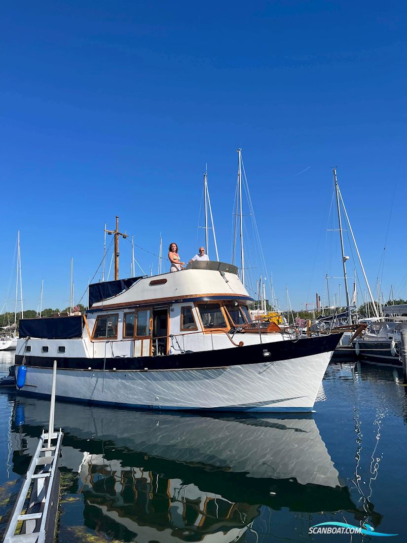 Marine Trader 42 Hus- / Bobåd / Flodbåd 1978, med Ford Lehmann 120 motor, Danmark