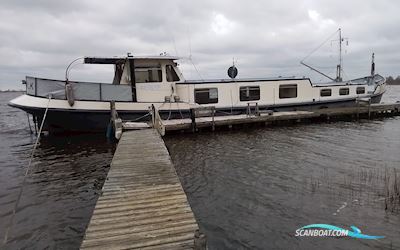 Prachtig gekeurd woonschip met rondom zicht! Hus- / Bobåd / Flodbåd 1926, med DAF motor, Holland