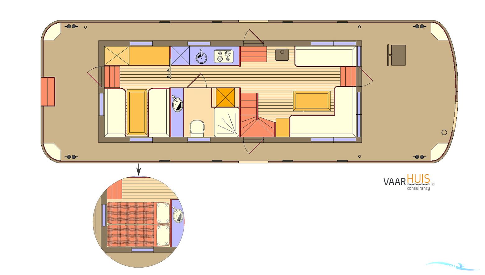 Prins Homeship 1350 | Vaarhuis Houseboat
