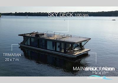 SolarYacht Plaue HBY 140 Hus- / Bobåd / Flodbåd 2023, med Yamaha Motor Company motor, Tyskland