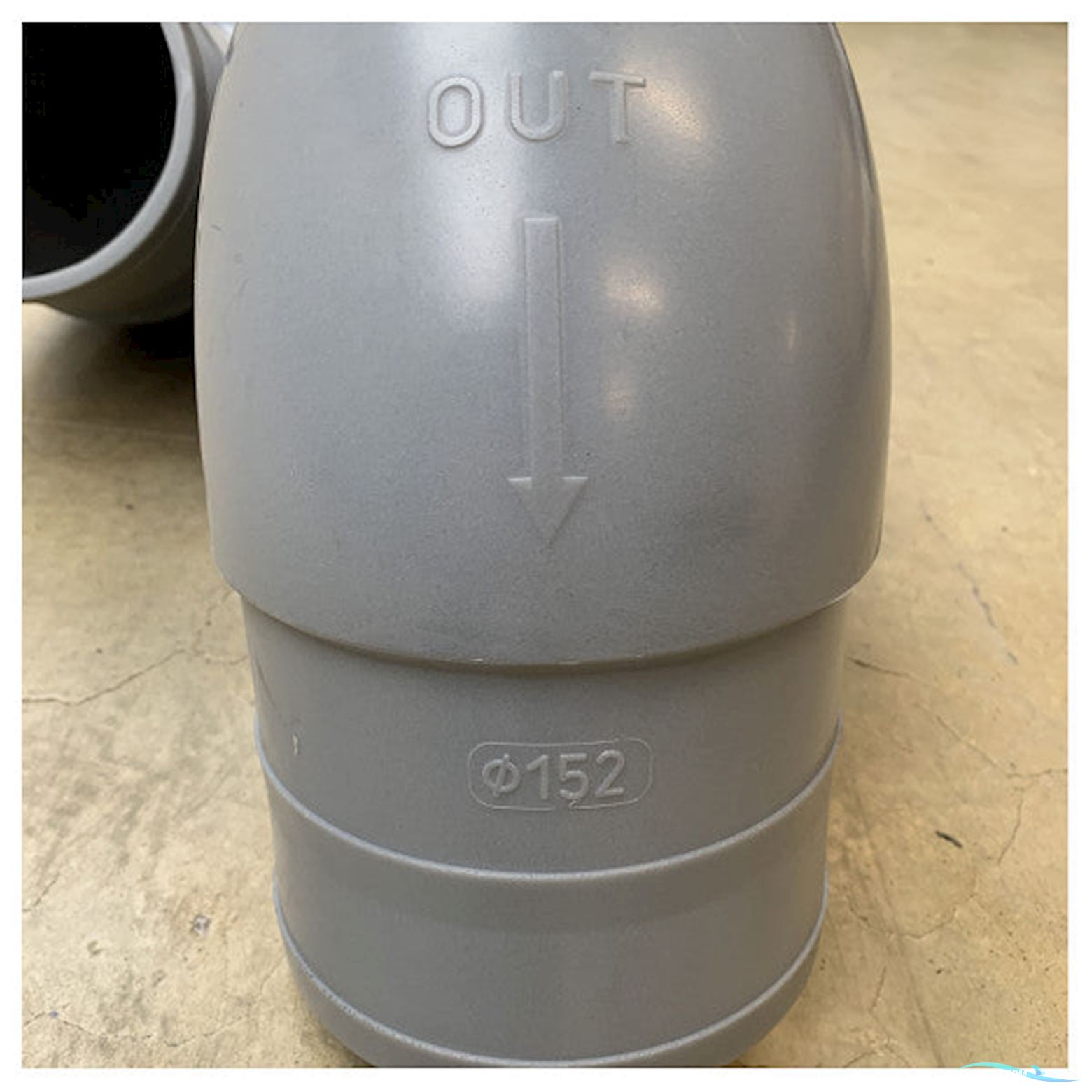 Vetus LT152 152 mm Gooseneck Exhaust Muffler LT
