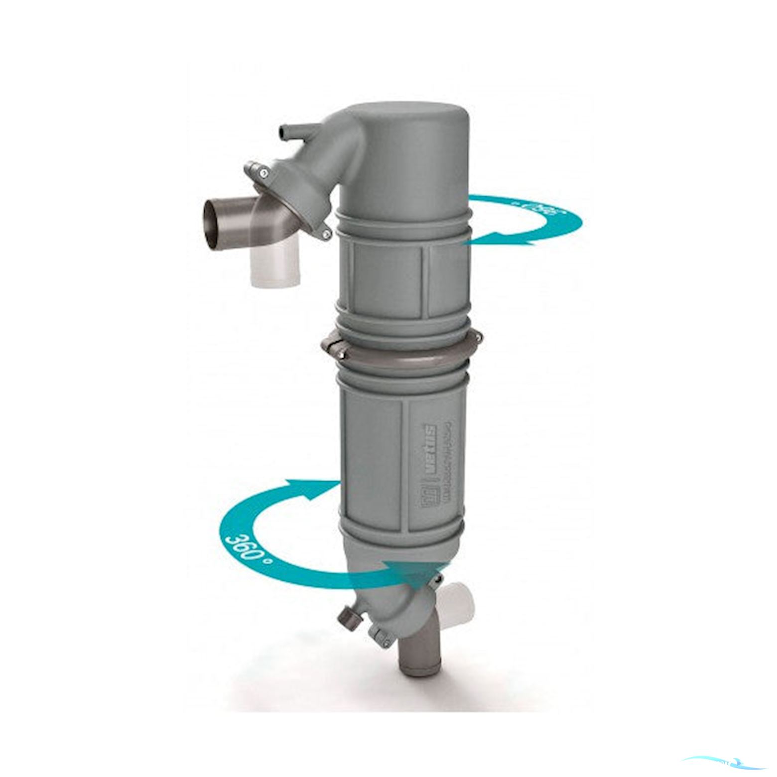 Vetus Nlgp50 Waterlock 50mm Marine Exhaust Silencer Water Trap Hus- / Bobåd / Flodbåd 2025, Holland