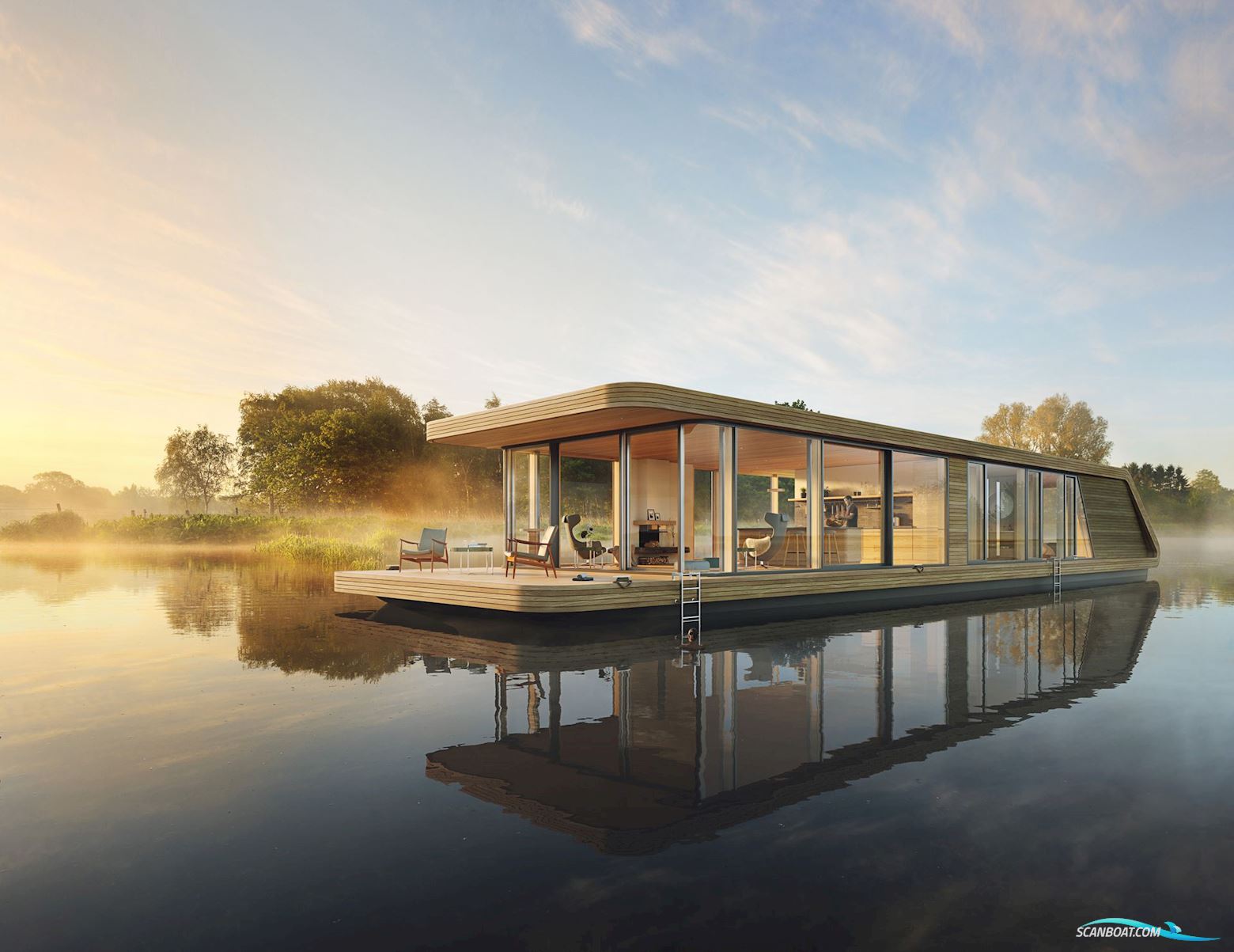 Waterloft "Ohana" - Eksklusiv sejlende husbåd / Wohnschiff (2022)