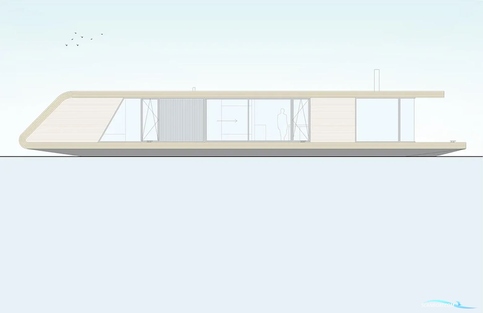 Waterloft "Ohana" - Eksklusiv sejlende husbåd / Wohnschiff (2022)