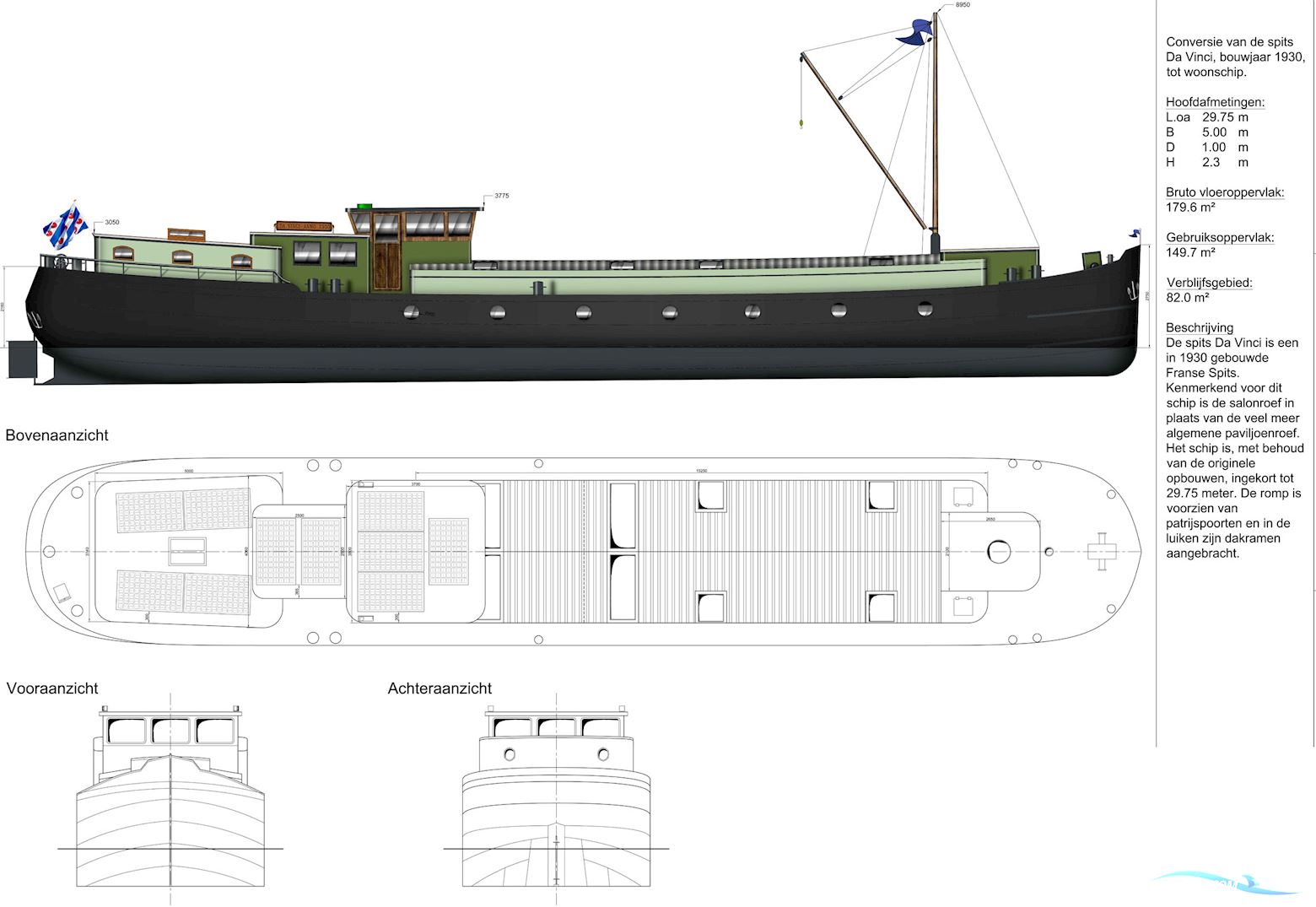 Casco Spits Woonschip 38.00