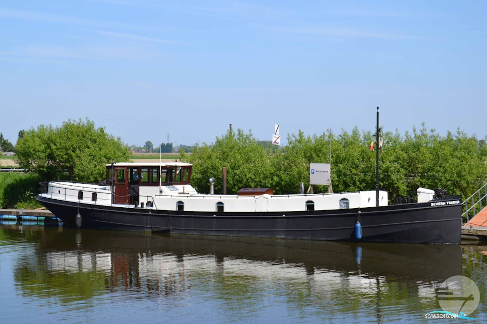 Custom Dutch Barge Replica Hus- / Bobåt / Flodbåd 2010, med Gardner motor, Belgien