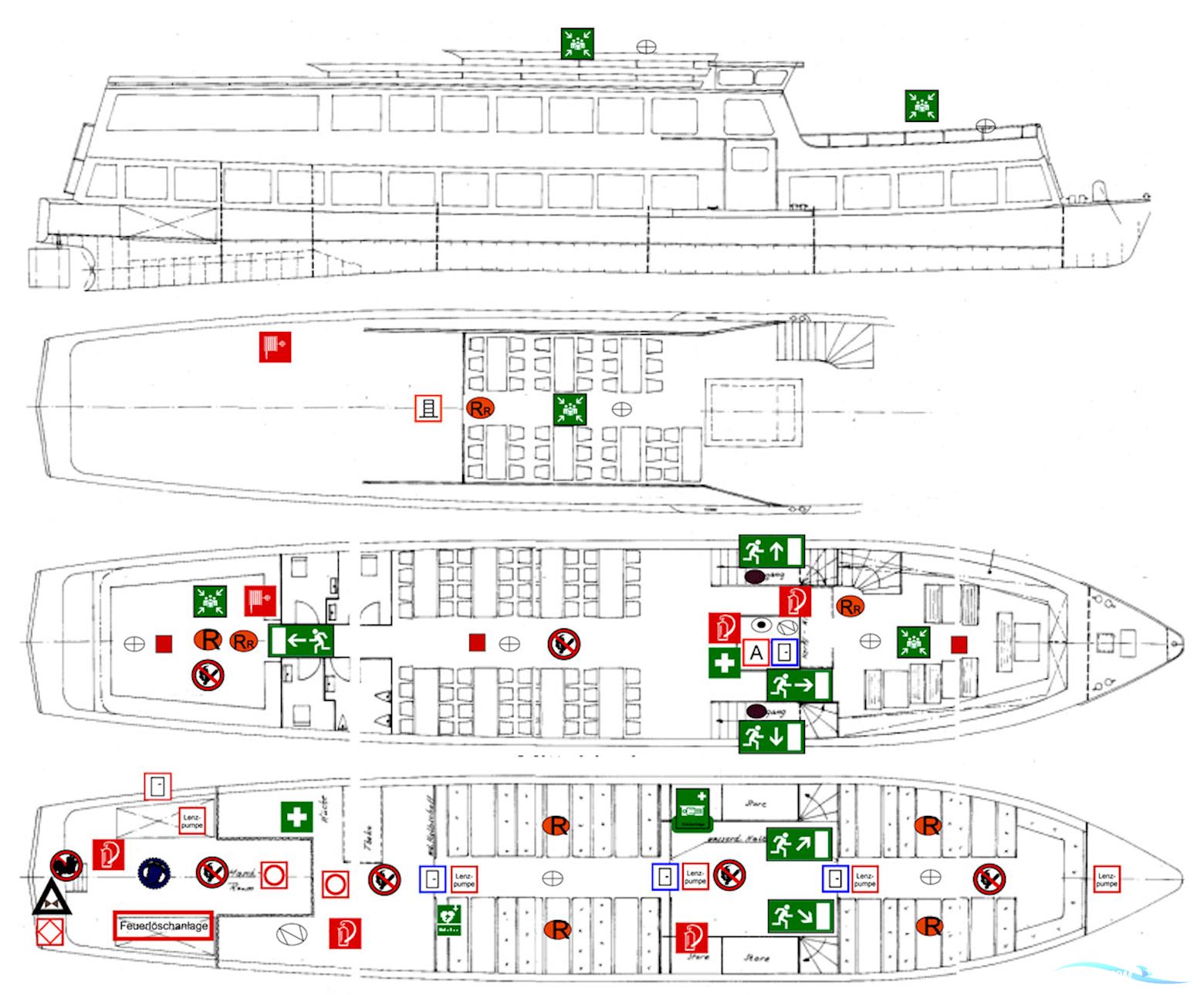 Dagpassagiersschip 221 pers, Rijn gecertificeerd