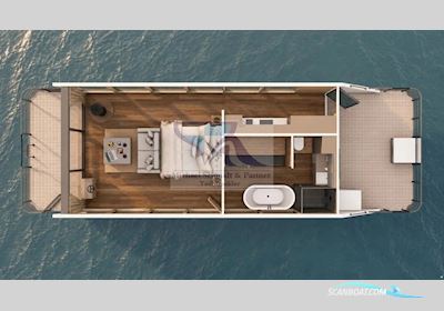 Desidus Hausboot/Hausyacht Lake Suite Hus- / Bobåt / Flodbåd 2026, med Honda motor, Tyskland