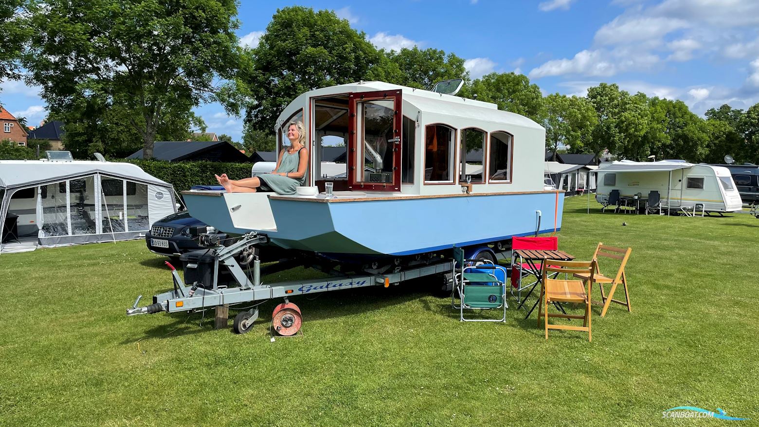 Dianne´s Rose Hus- / Bobåt / Flodbåd 2021, med Søhytten motor, Danmark