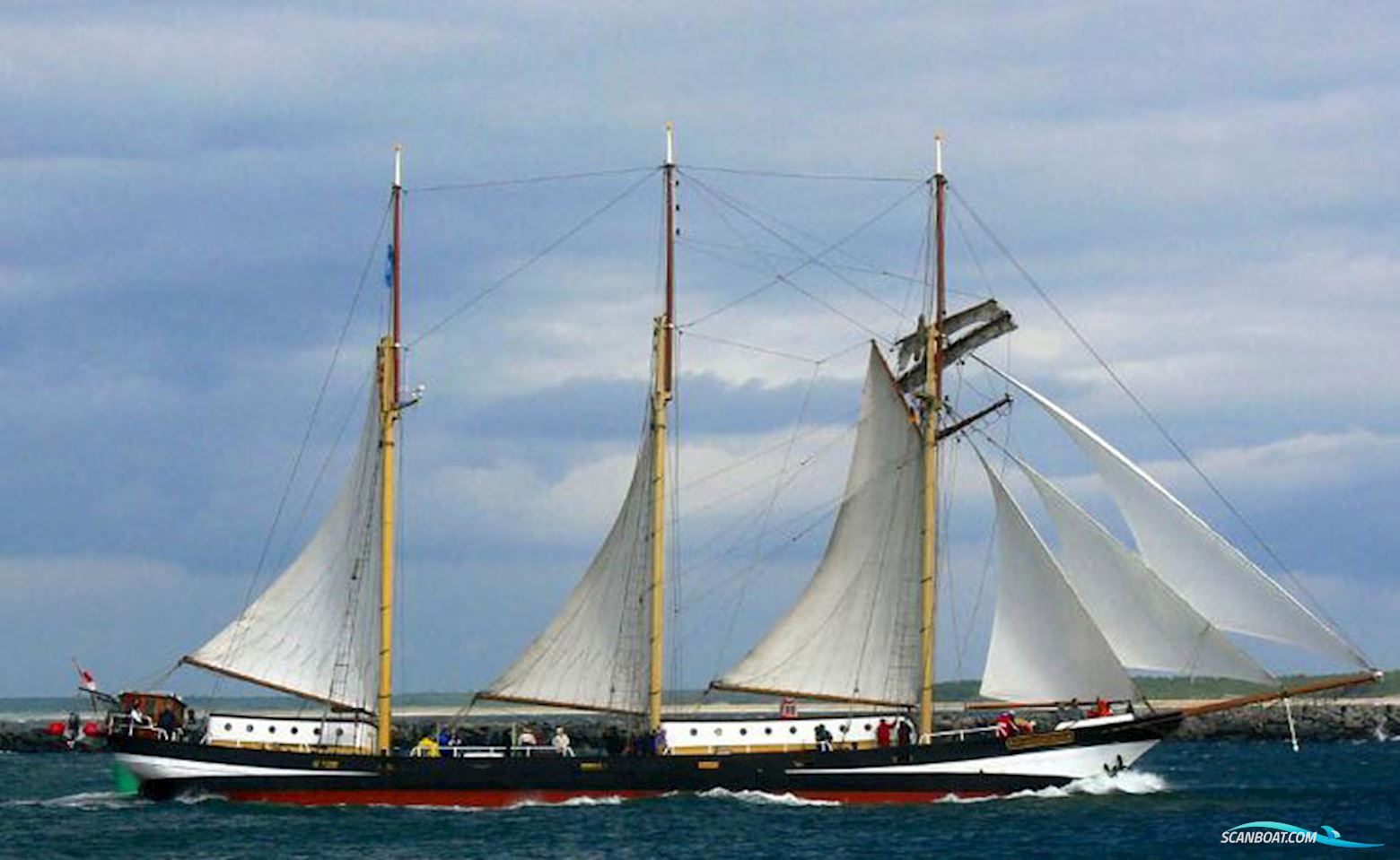 Drie mast Topzeil Schoener Swaensborgh