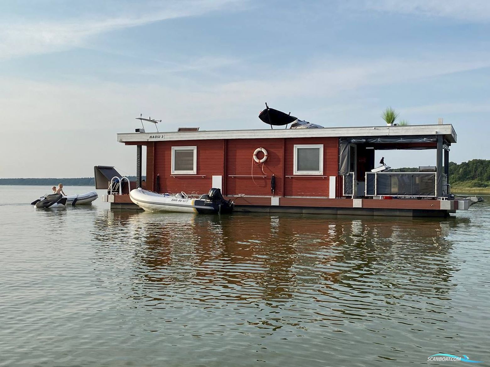 Exklusives Hausboot Hus- / Bobåt / Flodbåd 2011, med 1 motor, Tyskland