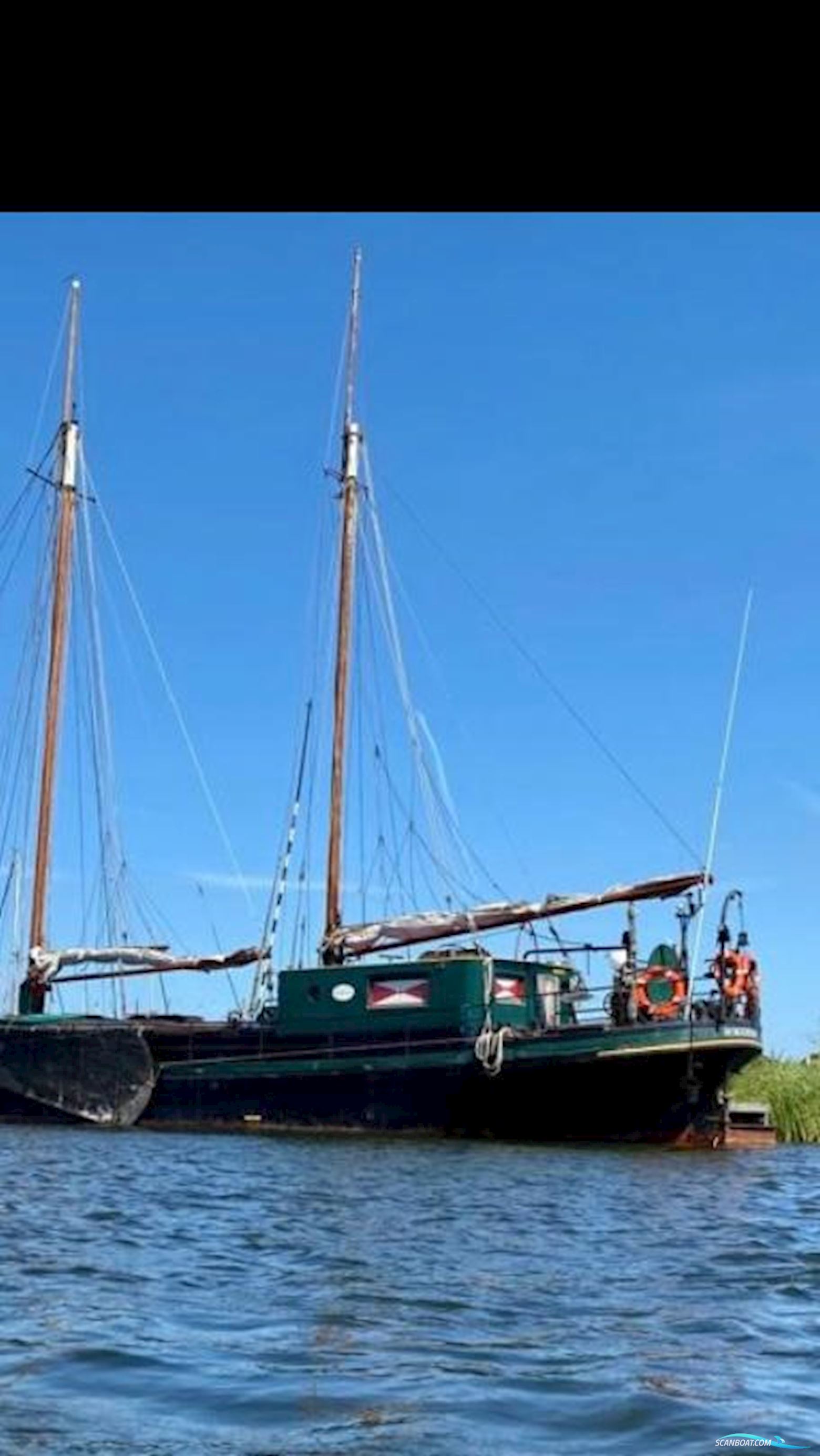 Klipper Woonschip Hus- / Bobåt / Flodbåd 1901, med Daf motor, Holland