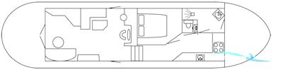 Luxe Motor 16.20 Deckhouse Hus- / Bobåt / Flodbåd 1927, med Mercedes<br />OM366 motor, Holland