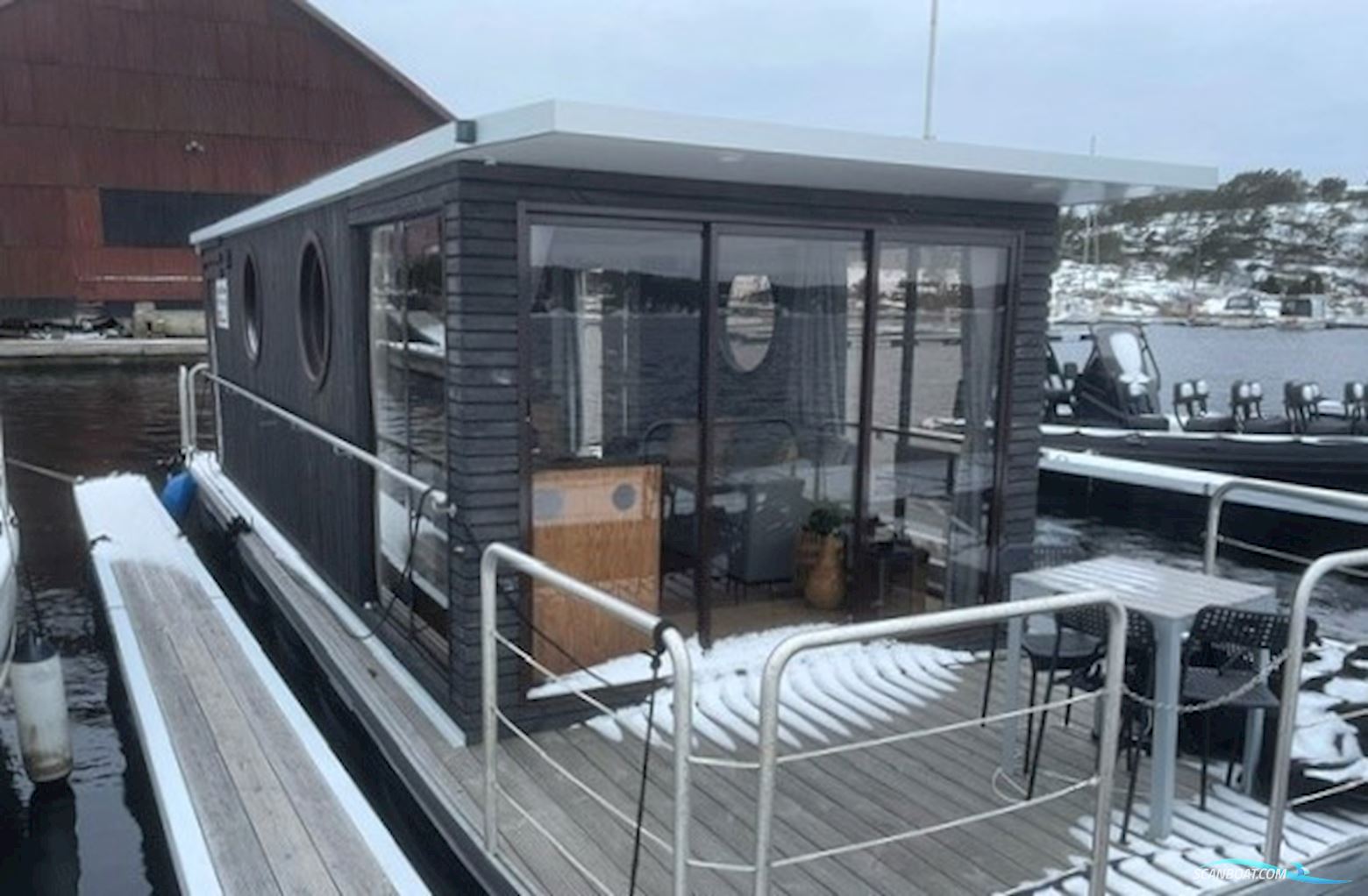 Nordic 36-23 Sauna Eco Wood Houseboat Compleet Hus- / Bobåt / Flodbåd 2021, med Mercury motor, Norge