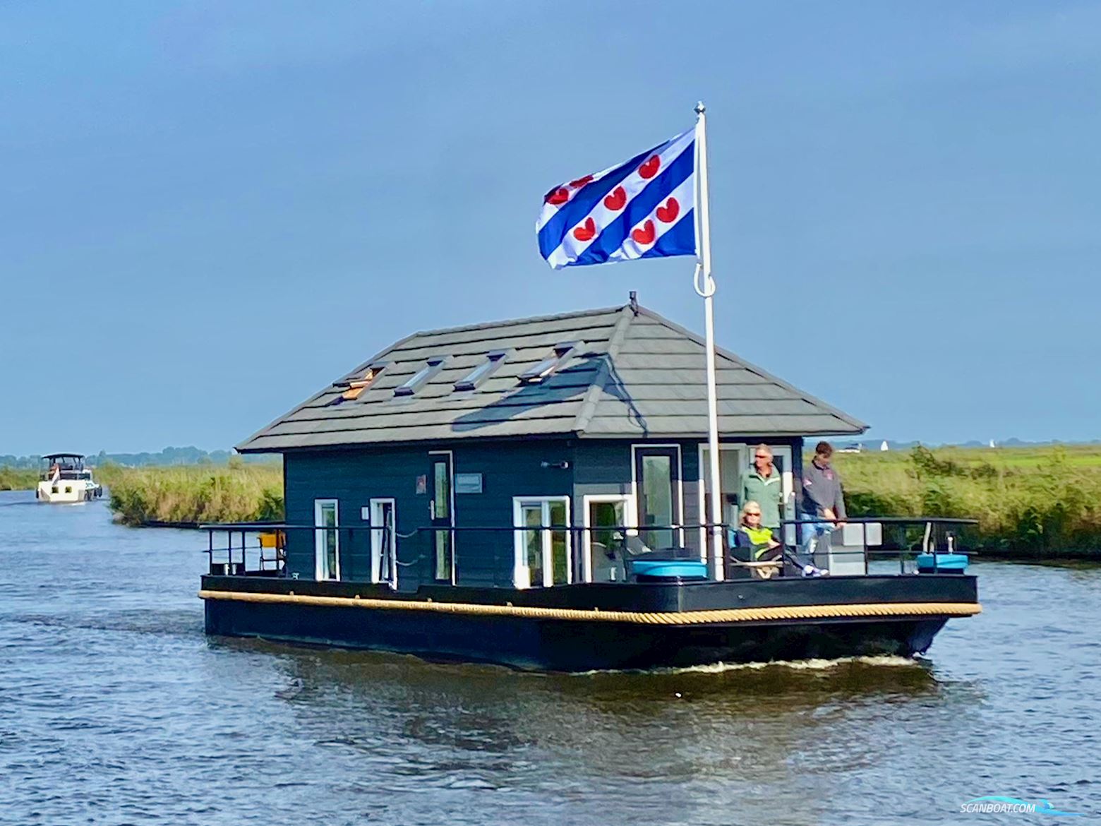 Prins Homeship 1350 | Vaarhuis Houseboat Hus- / Bobåt / Flodbåd 2006, med John Deere motor, Holland