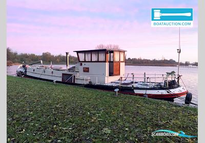Stijlsteven 1900 Hus- / Bobåt / Flodbåd 1904, med Dieselmotor motor, Holland