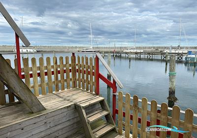 Svensk ponton Hus- / Bobåt / Flodbåd 2013, med ingen motor, Danmark