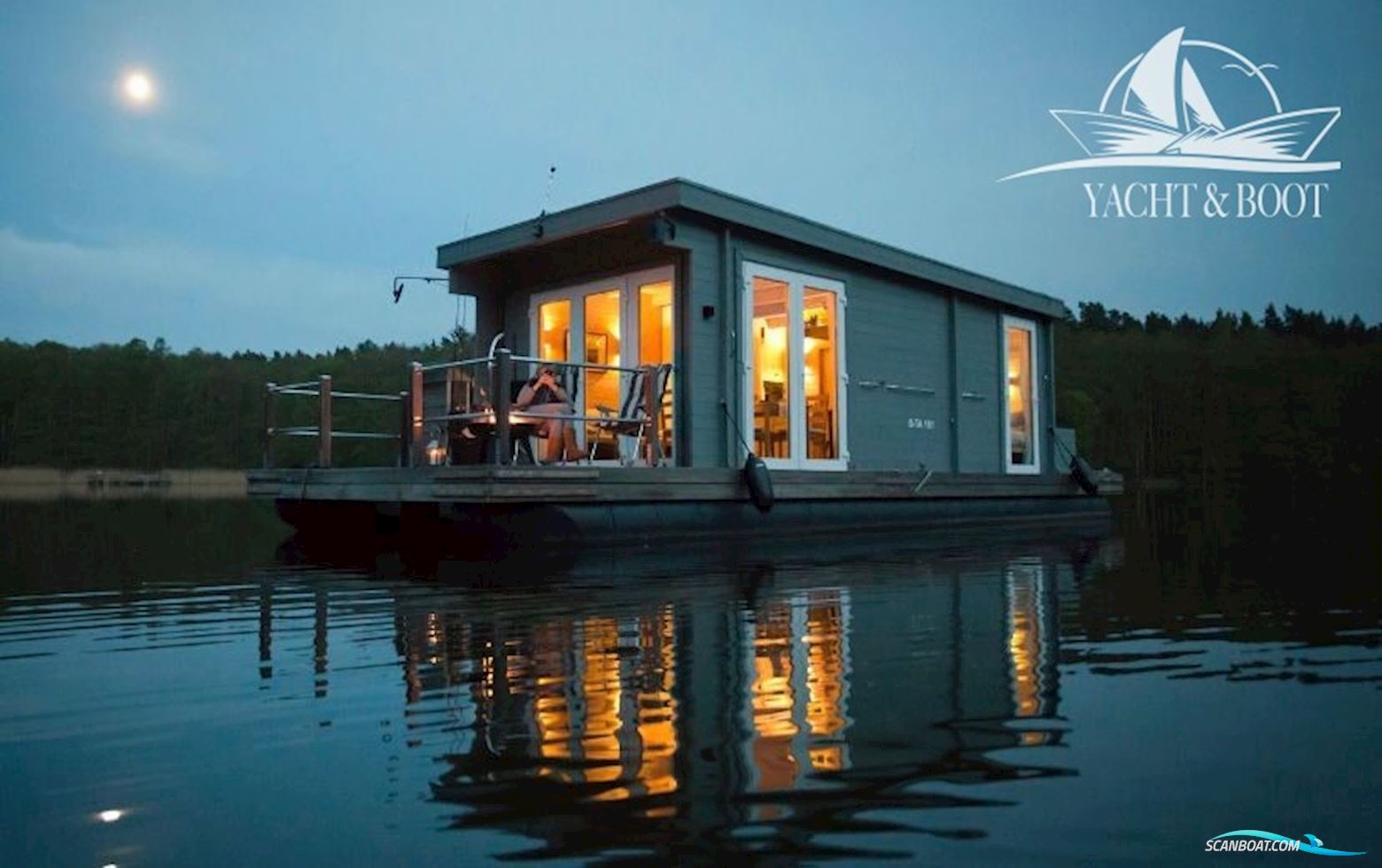 Technus Speedy XXL 1150 Hus- / Bobåt / Flodbåd 2016, med Yamaha Motor Company motor, Tyskland