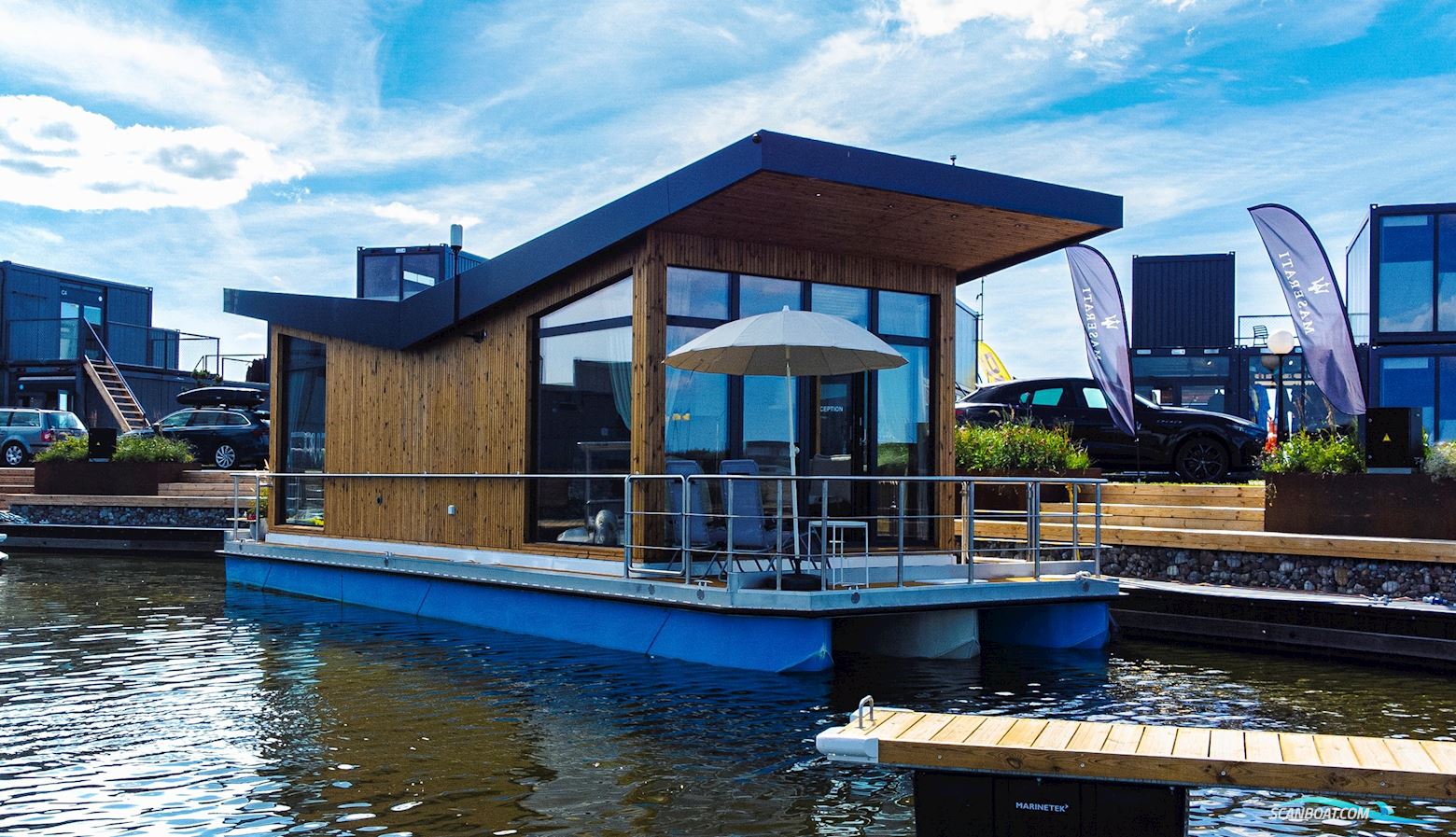 Twin Butterfly Houseboat Hus- / Bobåt / Flodbåd 2024, Litauen