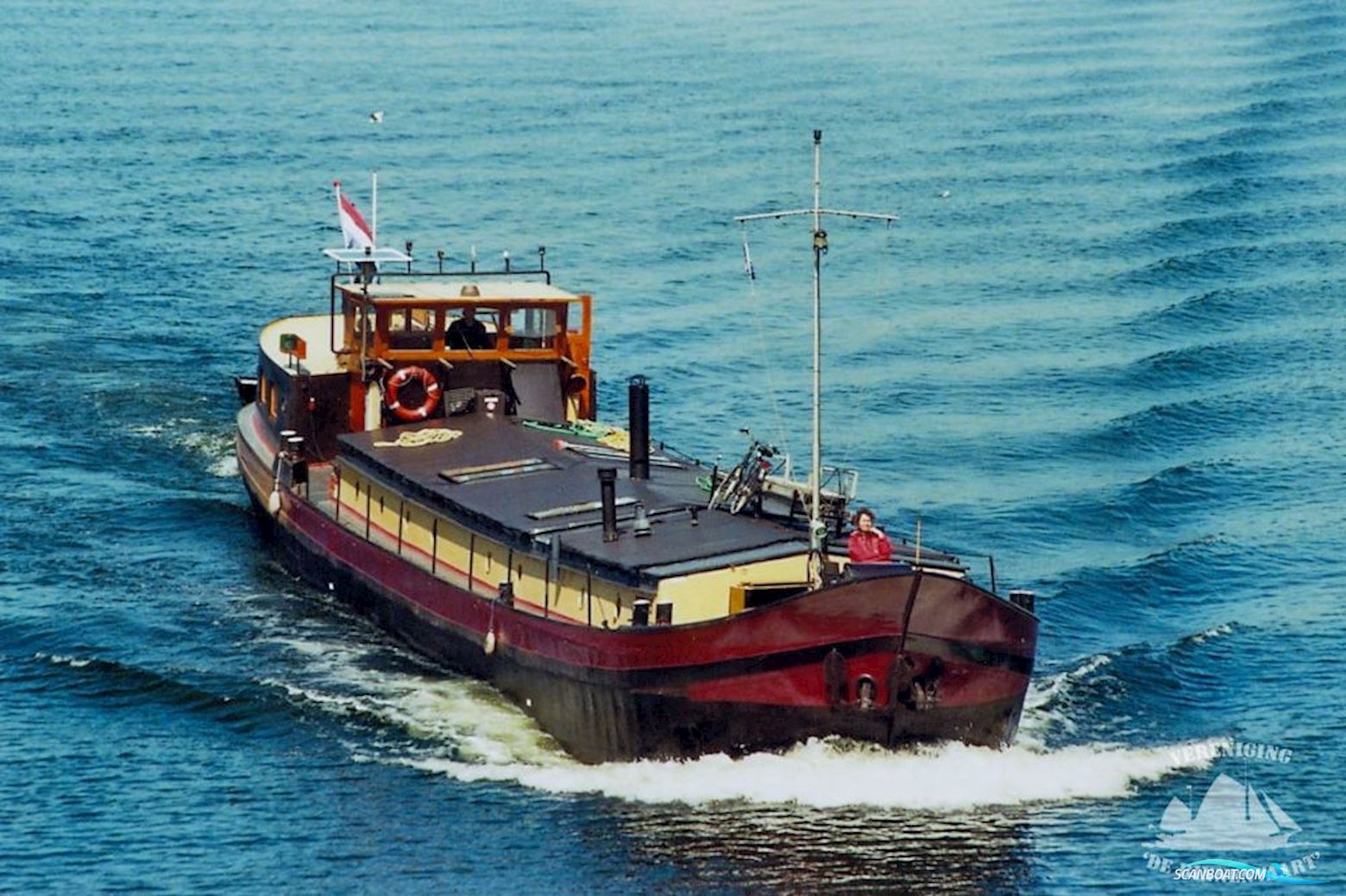 Varend Woonschip Met Ligplaats Klipper (30 Meter) Hus- / Bobåt / Flodbåd 1900, med GM motor, Holland