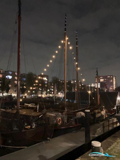 Zeilend Woonschip Woonschip Met Vaste Ligplaats Hus- / Bobåt / Flodbåd 1916, med Daf motor, Holland