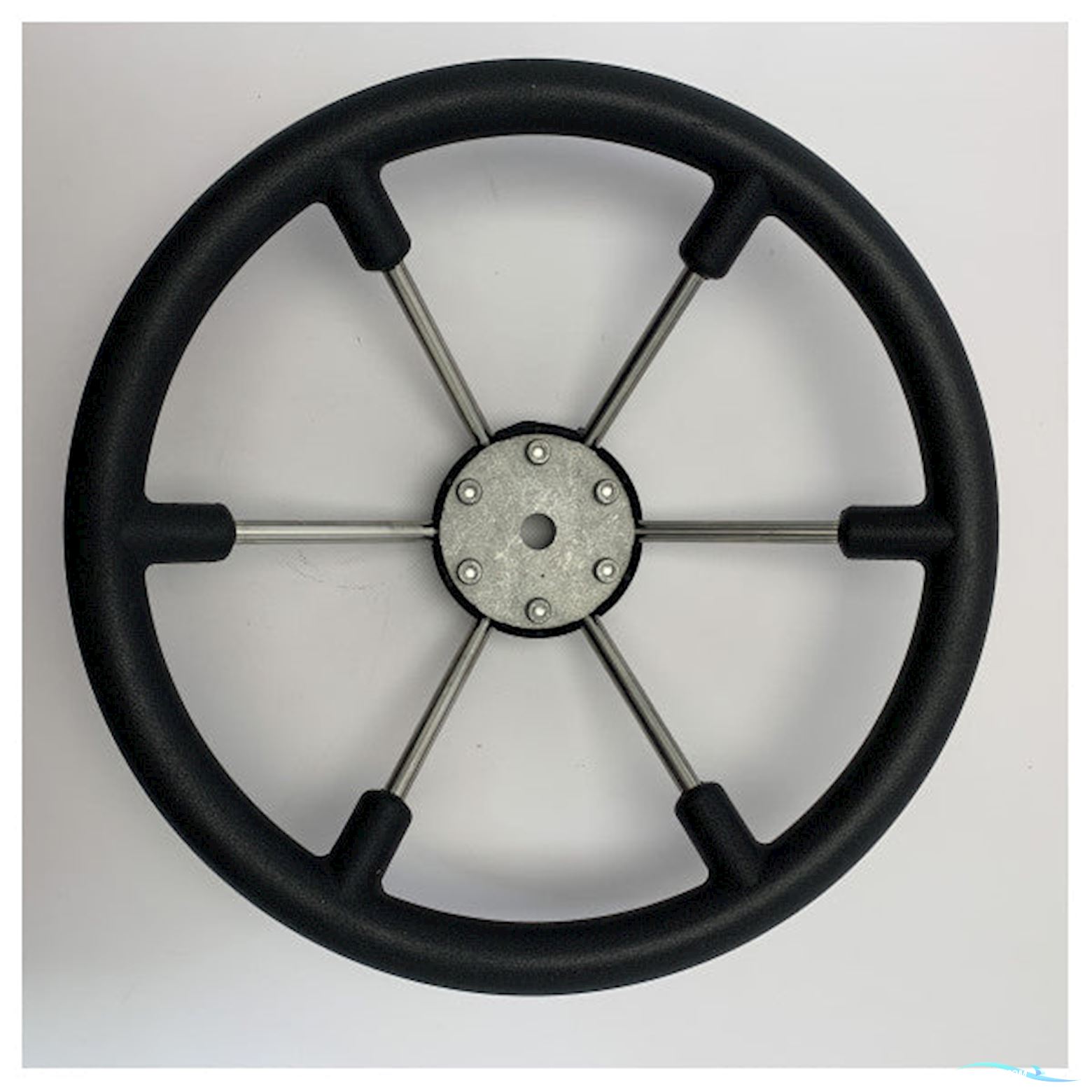 Allpa Black Leather Steering Wheel For Marine Boats - Durable Stainless Steel Spokes, Weather Resistant - NL7360/01 Inflatable / Rib 2026, The Netherlands