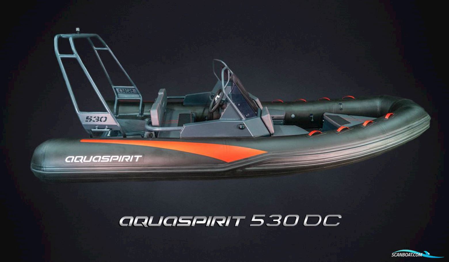 Aqua Spirit 530 - 100 HK Yamaha/Udstyr Inflatable / Rib 2025, with Yamaha F100FETL engine, Denmark