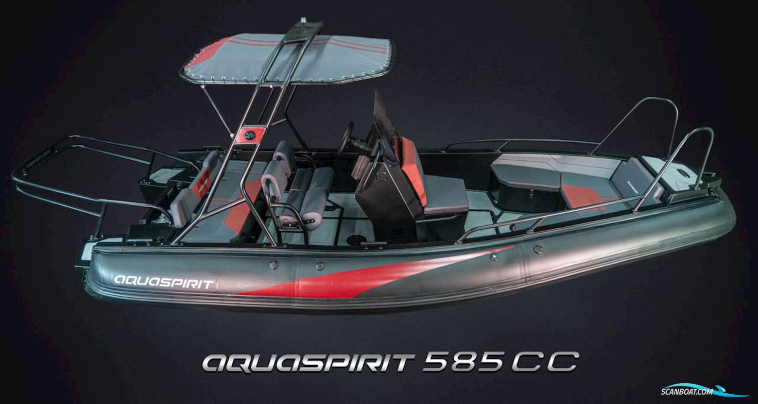 Aqua Spirit 585Cac - 130 HK Yamaha/Udstyr Inflatable / Rib 2024, with Yamaha F130 Injection engine, Denmark