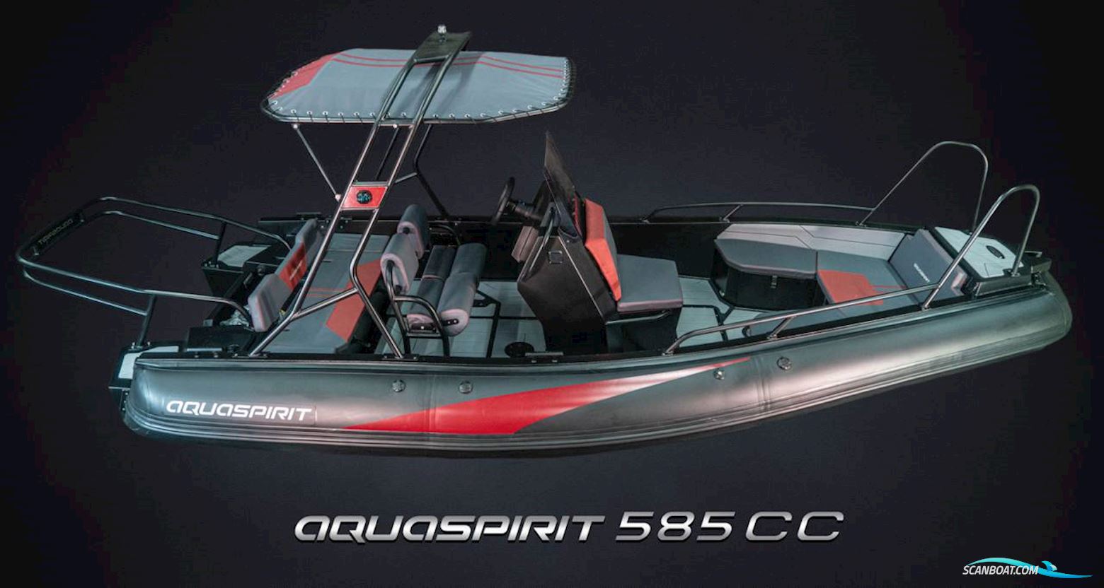 Aqua Spirit 585CAC - 130 HK Yamaha/Udstyr Inflatable / Rib 2025, with Yamaha F130 Injection engine, Denmark