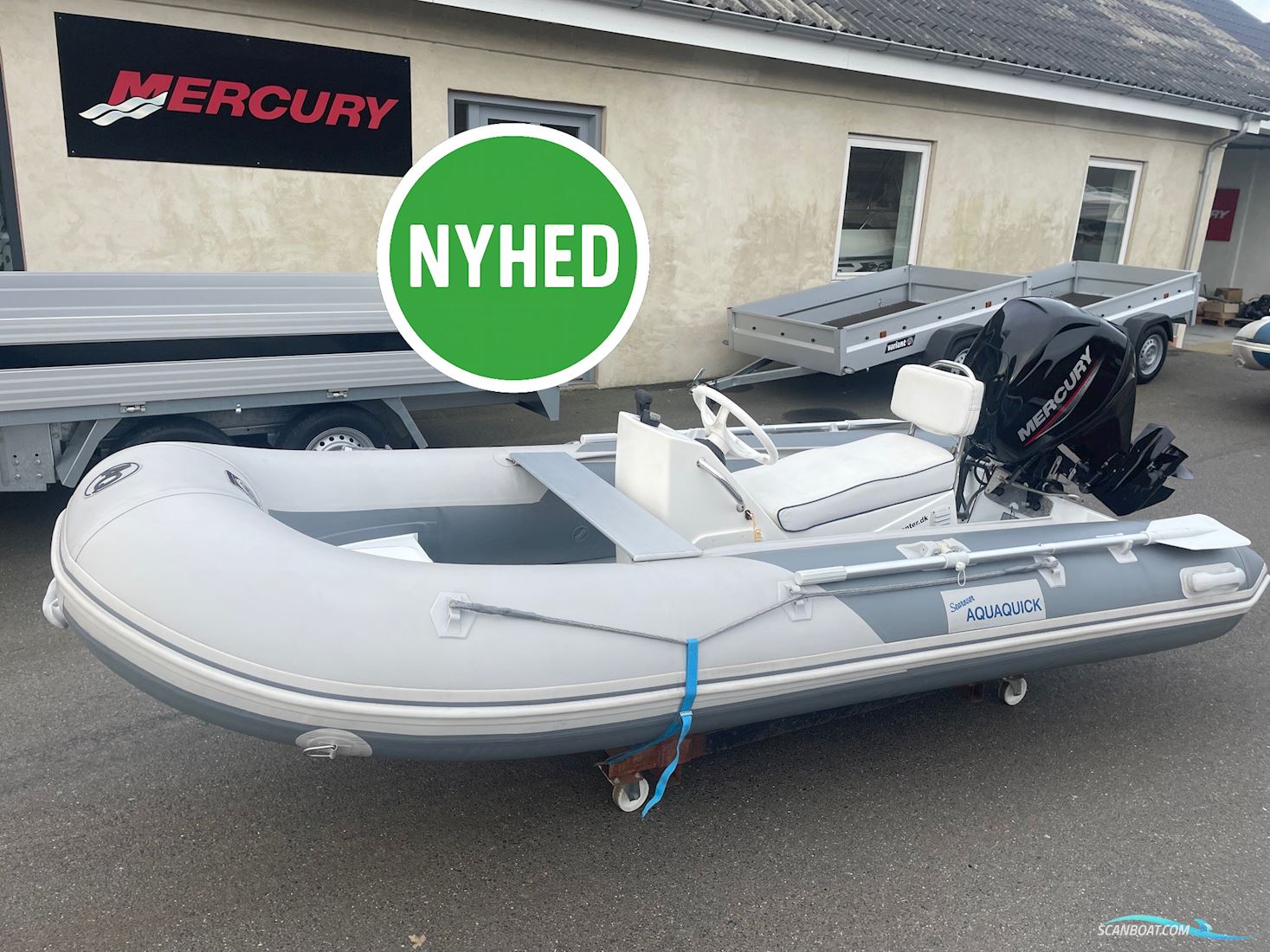 Aquaquick Searover Rib 360 Inflatable / Rib 2022, with Mercury engine, Denmark