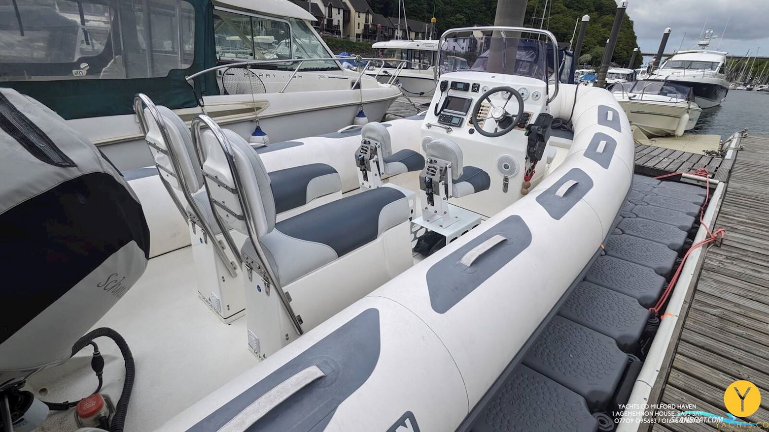 Avon Adventure 620 Rib & Trailer Inflatable / Rib 2007, with Honda engine, United Kingdom