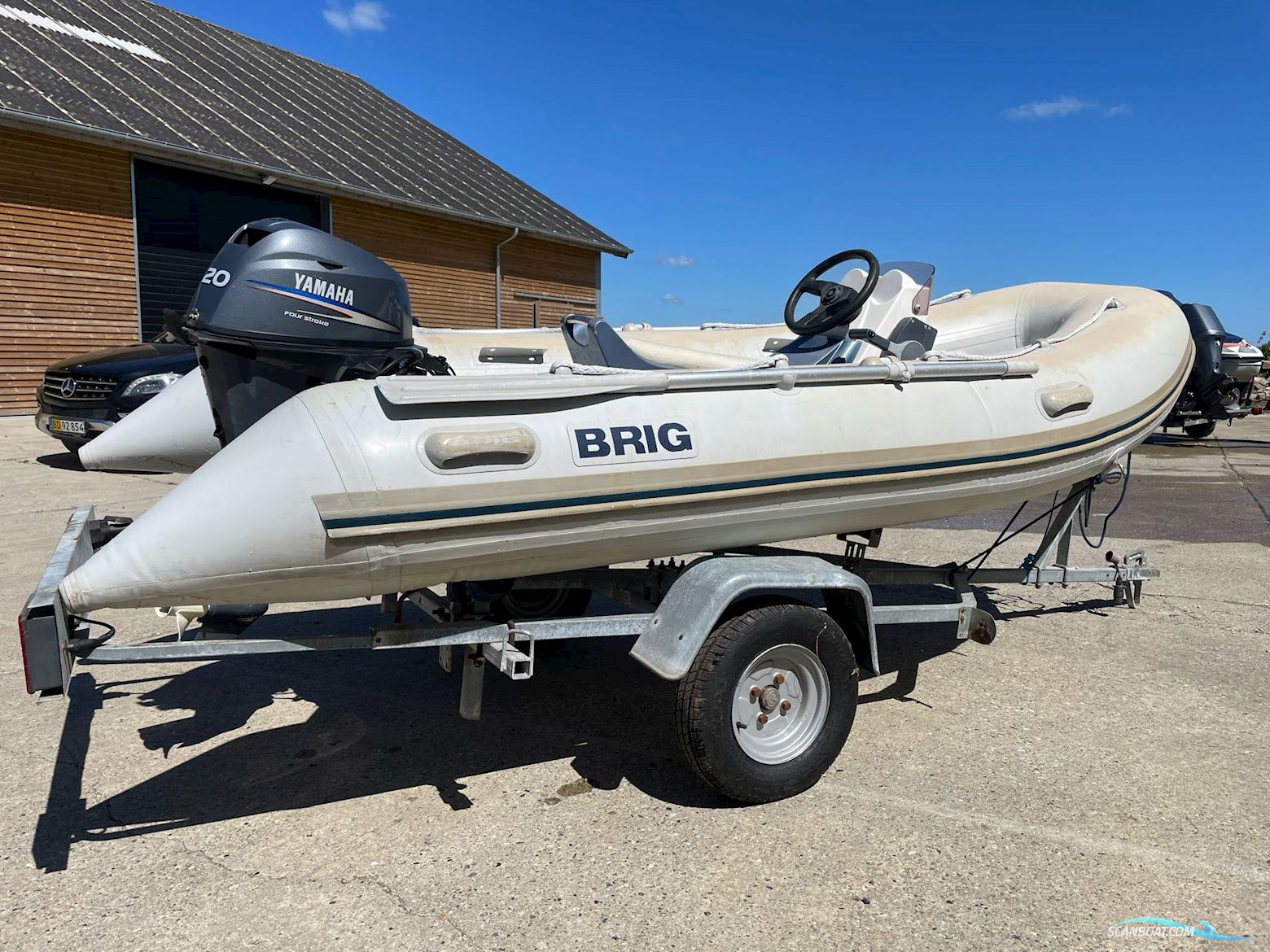 Brig 330 Sport Med 20 hk Yamaha Inflatable / Rib 2009, with Yamaha engine, Denmark