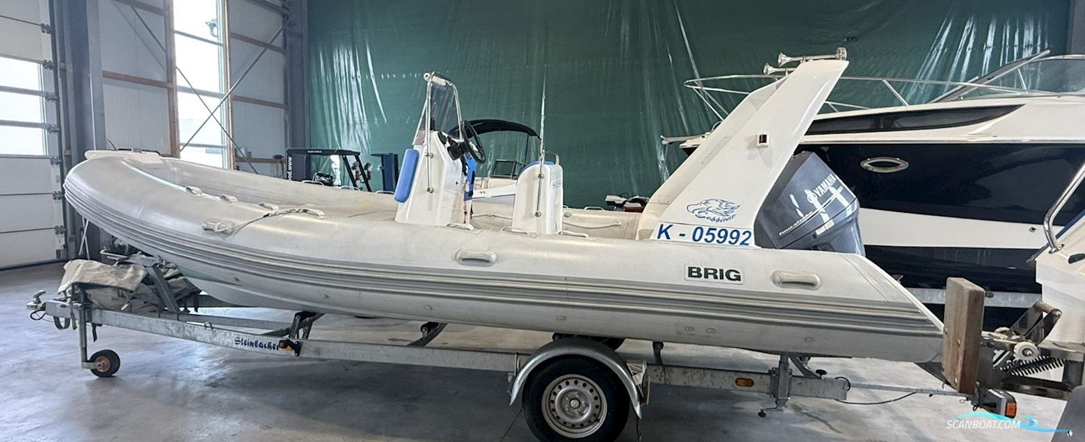 Brig Eagle 600 + Yamaha 150 BJ. 2014 Inflatable / Rib 2005, with Yamaha F150 Aetl Efi engine, Austria