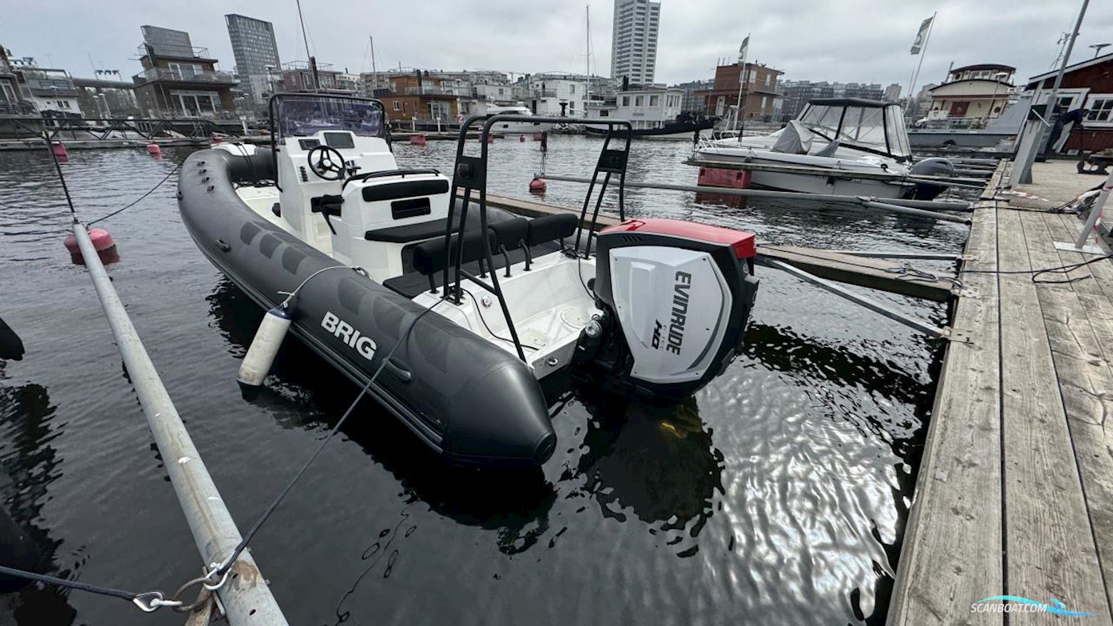 Brig Navigator 700 Inflatable / Rib 2015, with Evinrude engine, Sweden