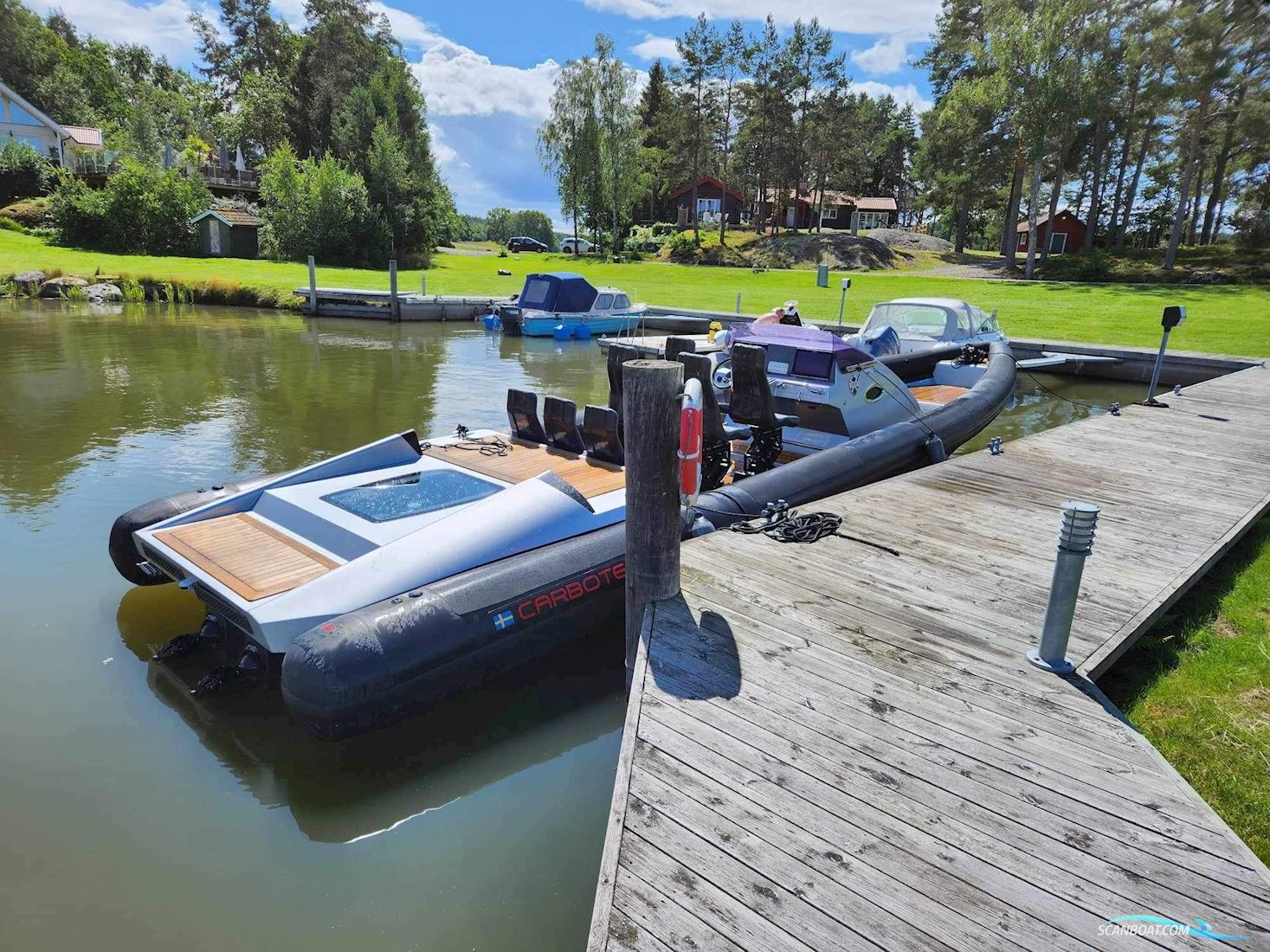 Carbotech 38 GT Inflatable / Rib 2017, with 2 x Mercury Racing 8,2L Mag HO V8 (Ect) engine, Sweden