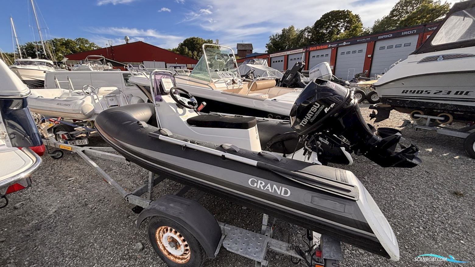Grand S300 Inflatable / Rib 2016, with  Tohatsu 20hk engine, Sweden