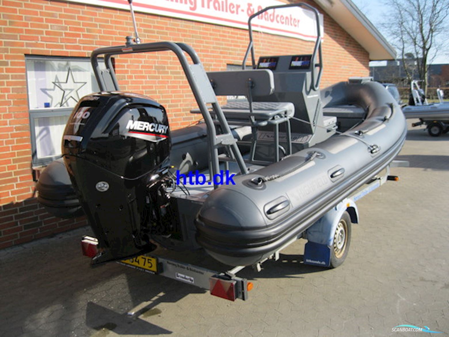Highfield 500 Patrol m/Mercury F80 hk EFI 4-takt - TILBUDSPRIS !