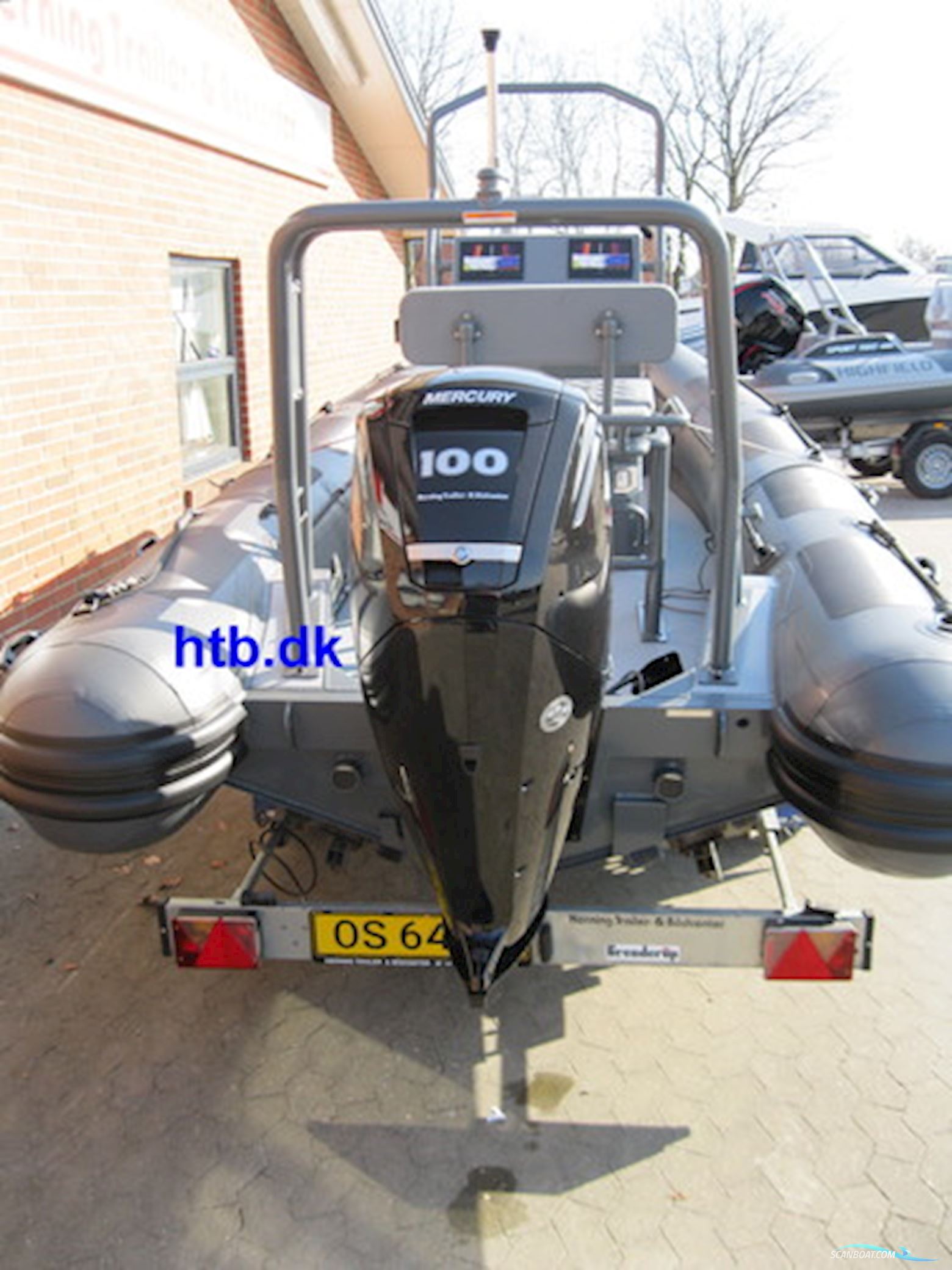 Highfield 500 Patrol m/Mercury F80 hk EFI 4-takt - TILBUDSPRIS !
