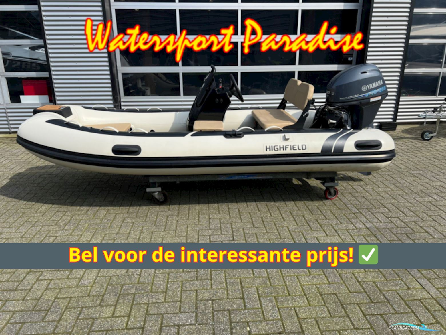 Highfield CL 380 Inflatable / Rib 2023, with Yamaha engine, The Netherlands