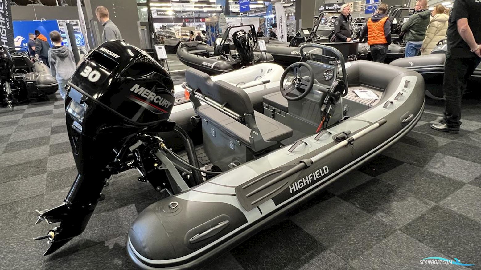 Highfield Classic 380 GT Inflatable / Rib 2024, with Mercury 30hk engine, Sweden