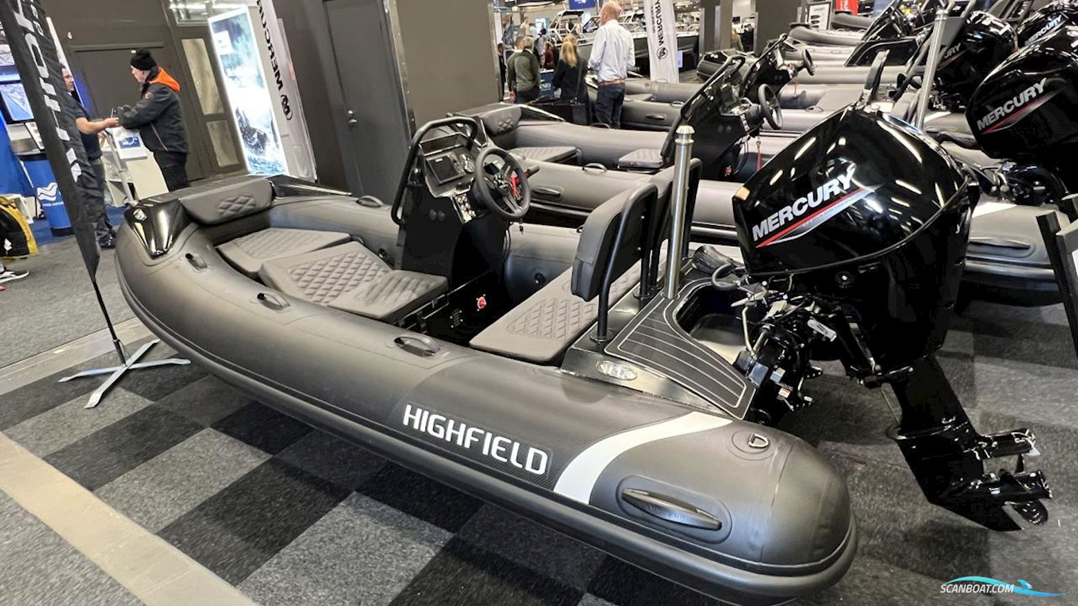 Highfield SP 360 Inflatable / Rib 2024, with Mercury 30 Efi engine, Sweden