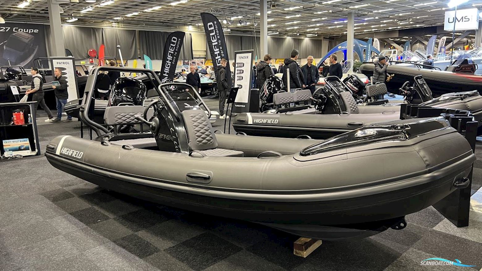 Highfield SP 460 Inflatable / Rib 2024, with Mercury 80 Efi engine, Sweden