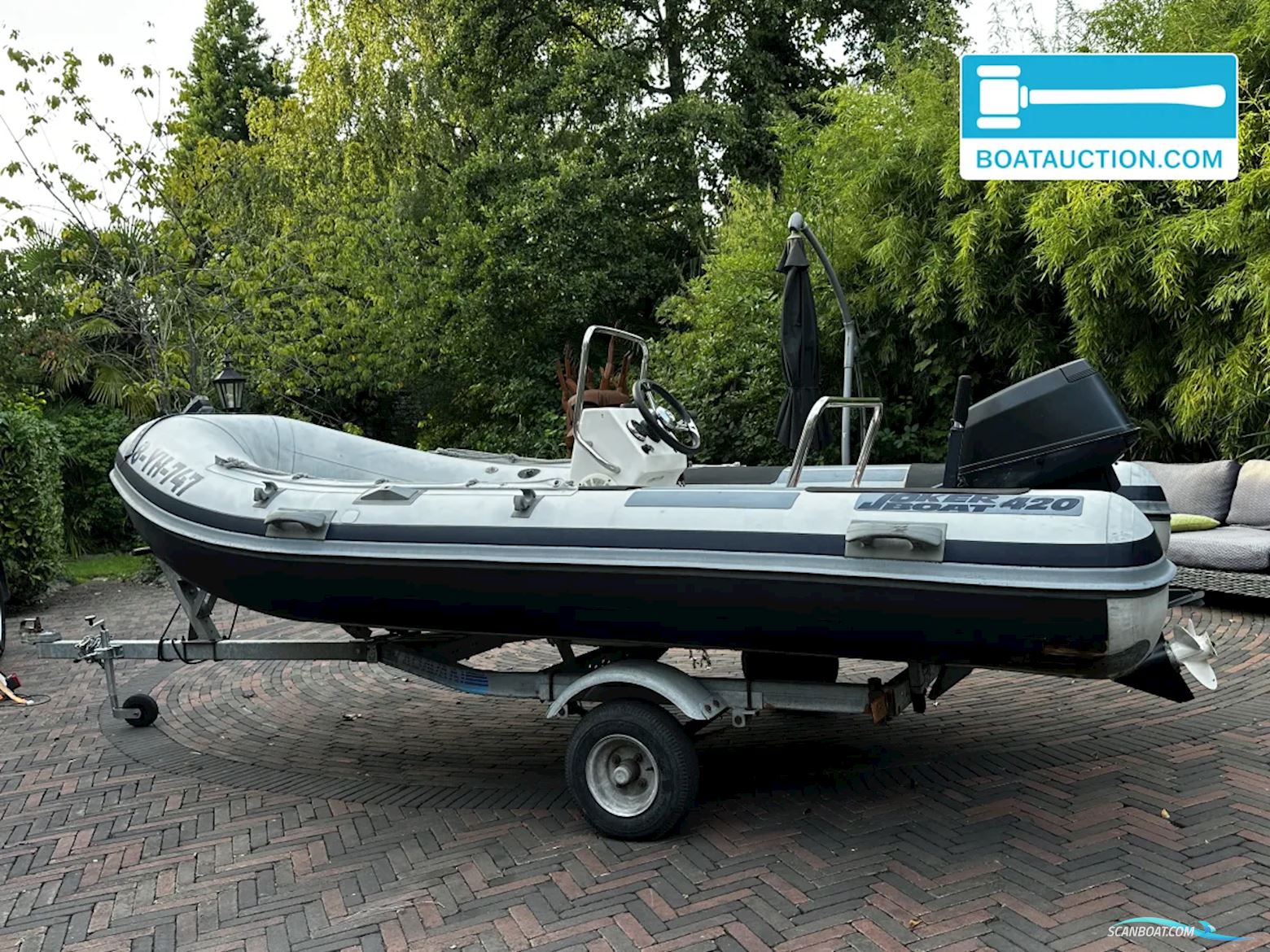 Jokerboat Coster 420 Inflatable / Rib 2011, with Yamaha engine, The Netherlands