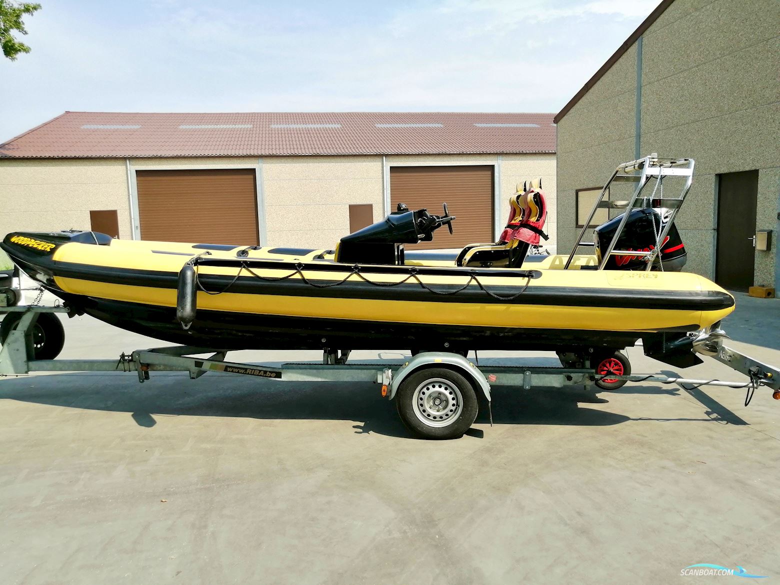 Osprey Seaharrier Inflatable / Rib 2001, with Yamaha engine, Belgium