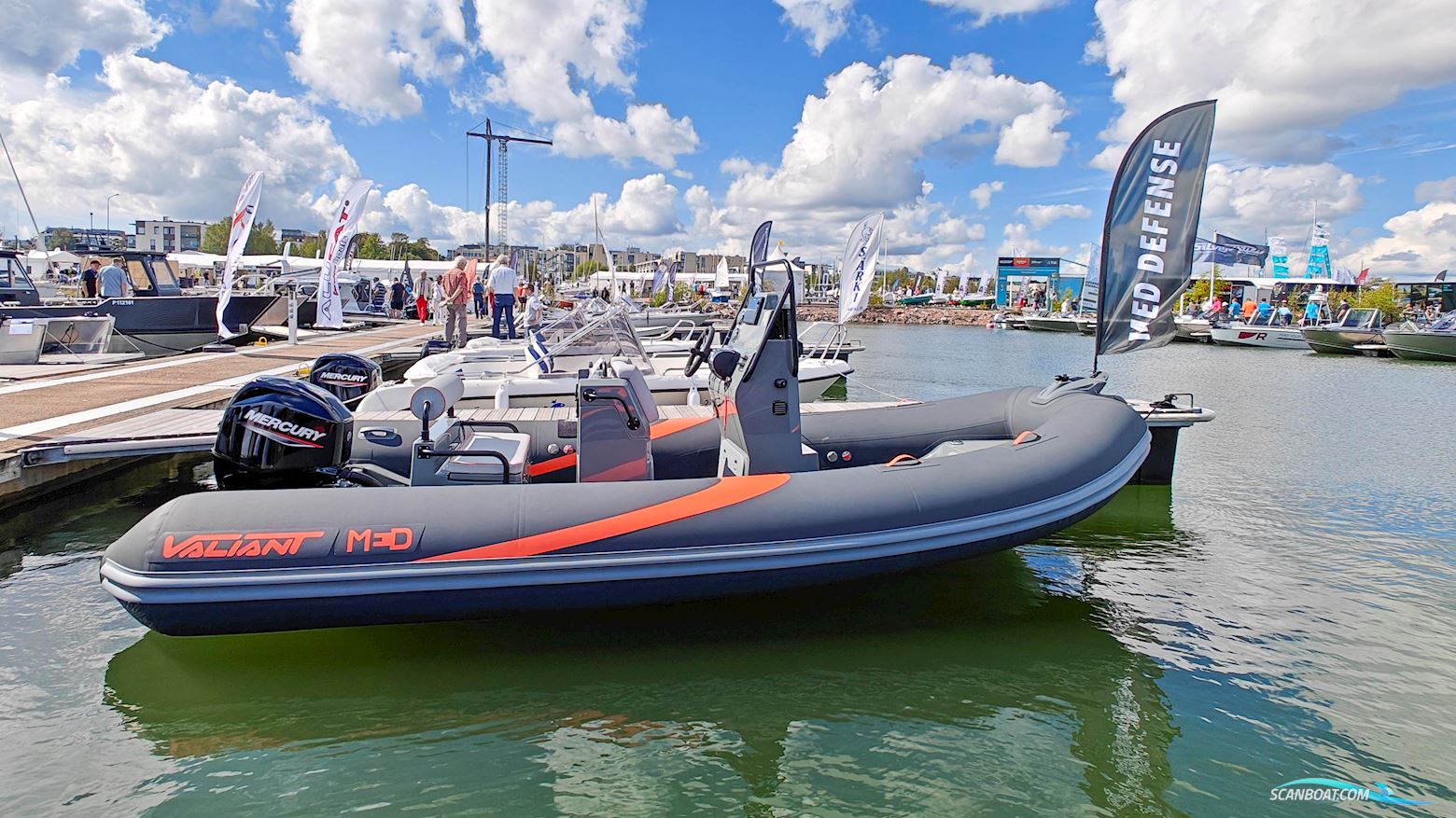 Valiant Med 550 Sport Inflatable / Rib 2023, with Mercury 60 ELPT EFI engine, Finland