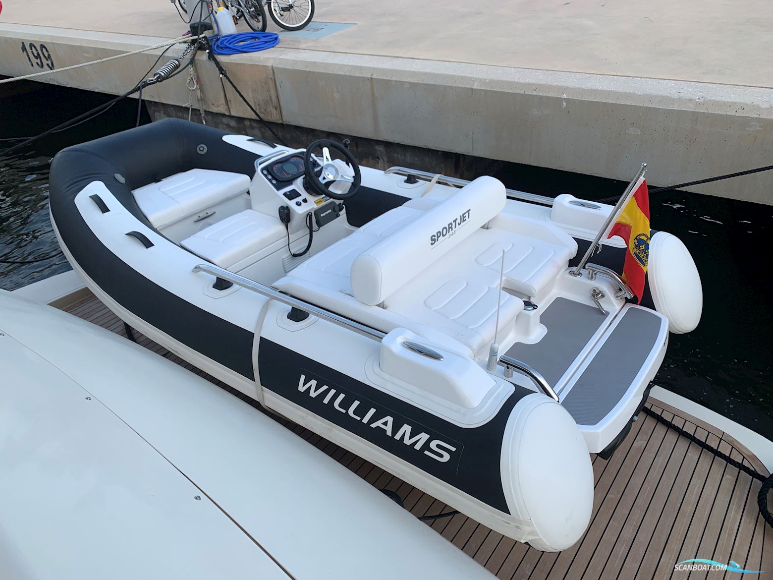 Williams Sportjet 345 Inflatable / Rib 2019, with BRP engine, Spain