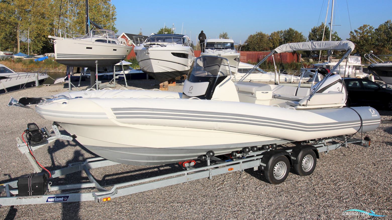 Zodiac N-ZO 760 Inflatable / Rib 2018, with Evinrude engine, Denmark