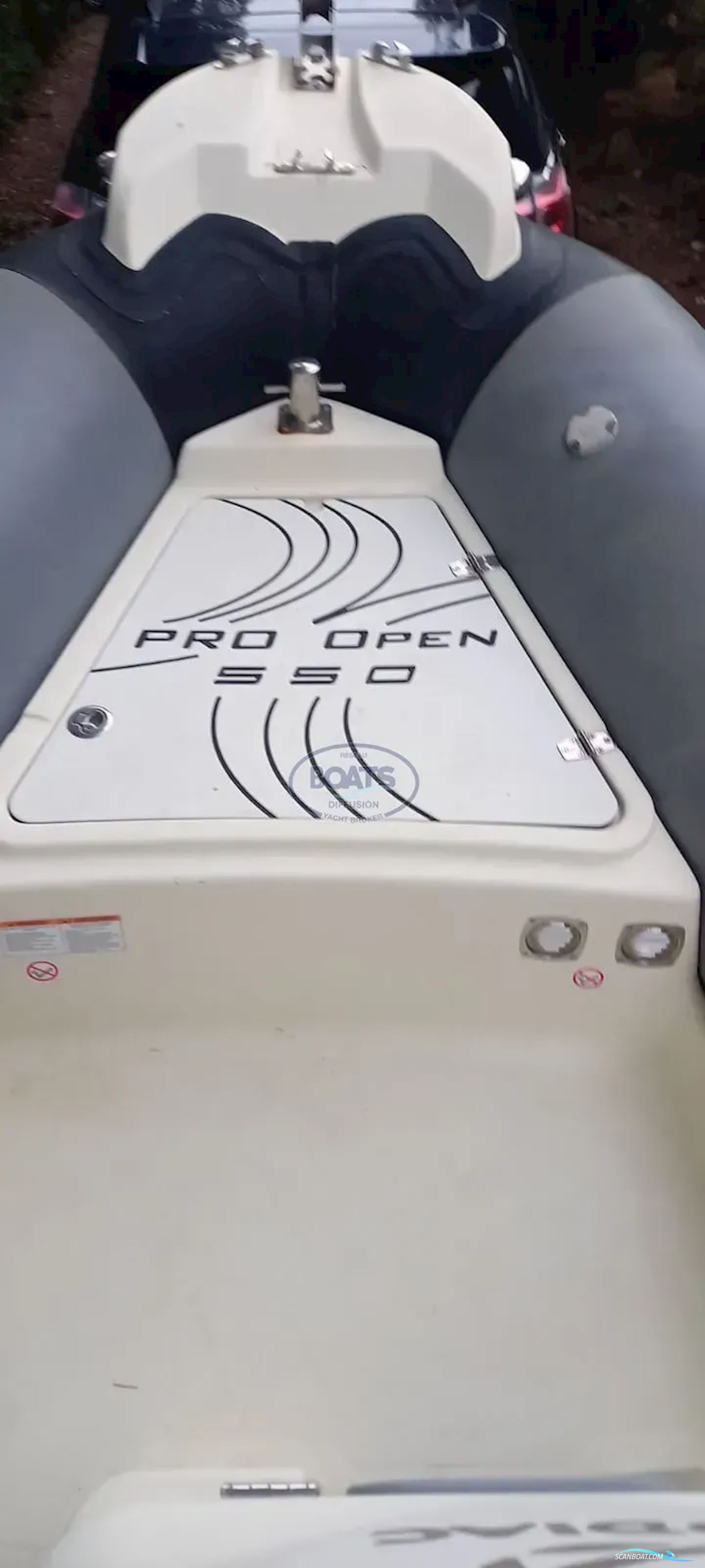 Zodiac Open Pro 550 + Remorque