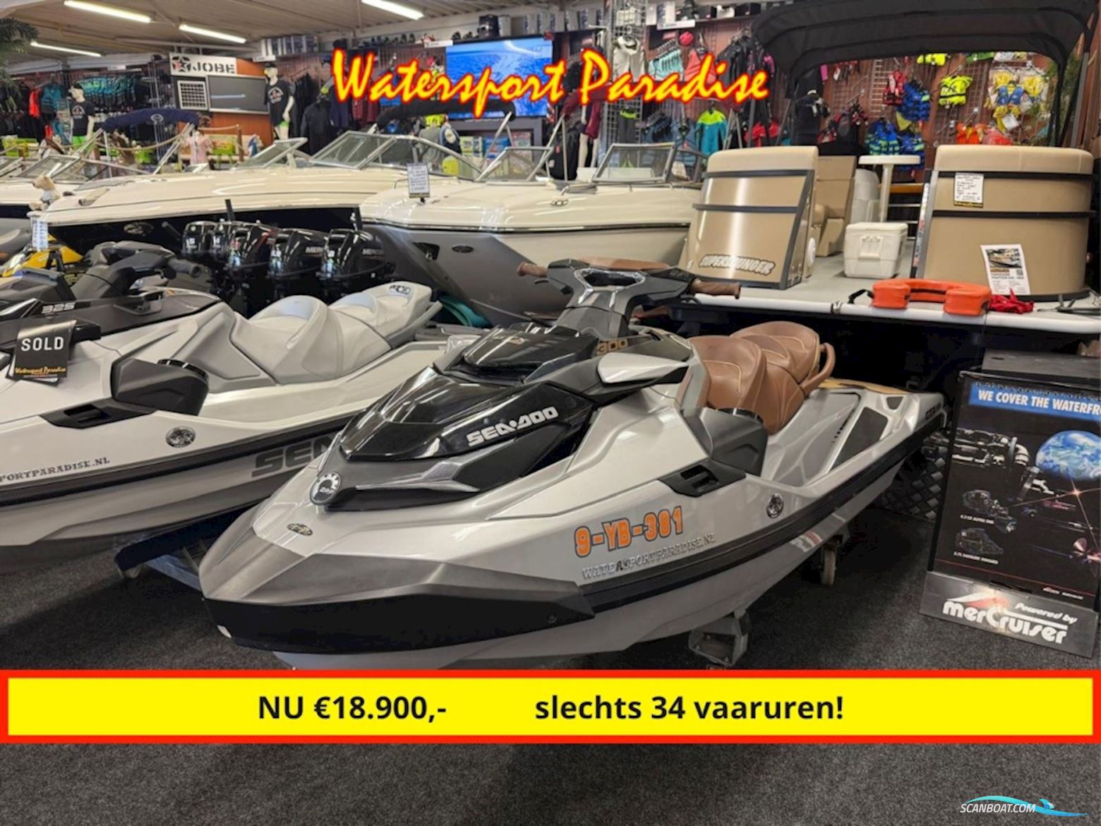 Sea-Doo Gtx 300 Ltd Jetski / Scooter / Jet boat 2018, with Rotax engine, The Netherlands