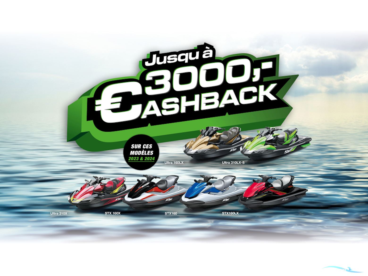 Kawasaki Ultra 160LX CASHBACK ACTIE